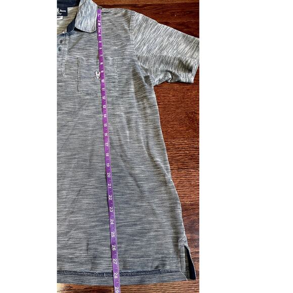 Psycho Bunny Polo Blue  Shirt Mens Size 6 - Picture 4 of 6